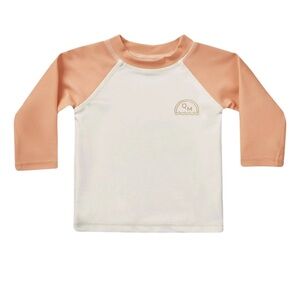 Quincy Mae Rash guard - Natural Melon